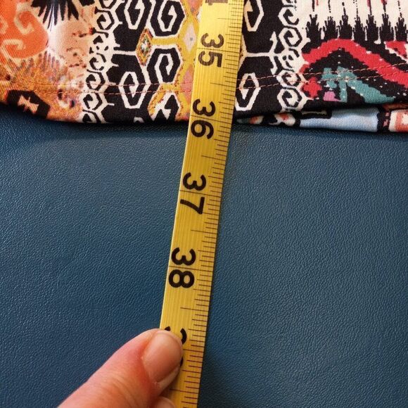 Robert Louis 3X Abstract Design Swing Dress/Tunic Countrycore Kitsch - Picture 6 of 7